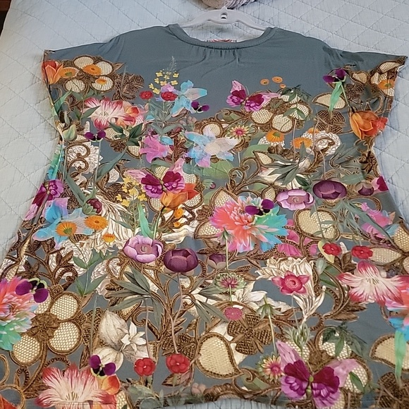 EUC Johnny Was Sz Xl Janie Nurto Tunic Top - Picture 4 of 5